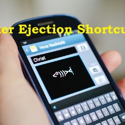 water-ejection-shortcut